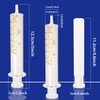 Jiaxix 10 Pack 10ml Glass Syringe With Caps