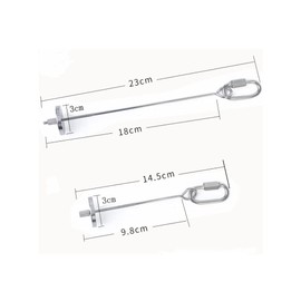 Yih Vane 2 x Bird Skewers Stainless Steel Vegetable Fruit Stick Hanging Holder for Bird Feeder Hunting