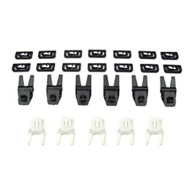 JAAGS Precision Windshield Auto Glass MOLDING Clip KIT Compatible with Toyota - Compatible with Corolla - 2 Door Sedan -PCK-409-80