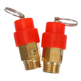 FUNOMOCYA 2Pcs Air Safety Valve Air Pressure Relief Valve for Easy Installation Compatible with Air Compressors Check Valve Attachment for Pressure Control
