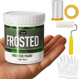 DWIL Frosted Glass Paint, 5oz Window Privacy Paint, Waterproof Frosted Glass Spray, UV Resistant Window Privacy Film for Bathroom Kitchen Door