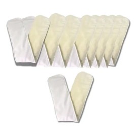 Absorbentes Extra Para Pañal De Tela Ecobebe T2  10 Piezas                                                                                            