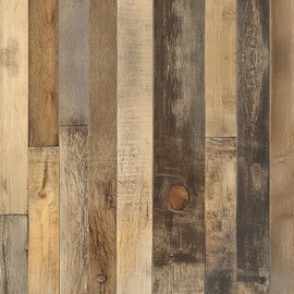 Light Brown Wood Grain Wallpaper 17.71 "x 118.1" Peel and Stick Wallpaper Vintage Modern Home Wall Decoration Vinyl Contact Paper for Kitchen Hallway Coat Rack Study Room Bedroom Living Room