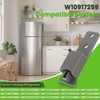 W10917259 Refrigerator Door Handle End Cap 2-Pack, Compatible with Whirlpool