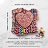 Seattle Pike Place Market 3D Fridge Magnet Cute Refrigerator Decor