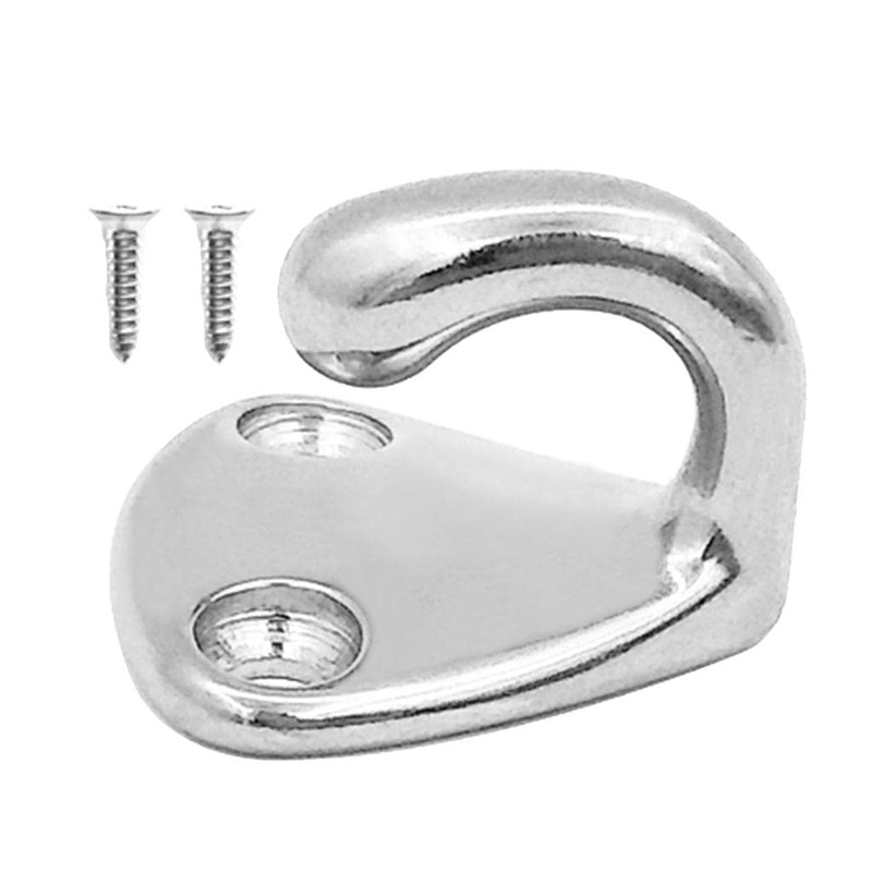 zalati Hooks Wall Mounted 316 Stainless Steel Holder Marine Grade