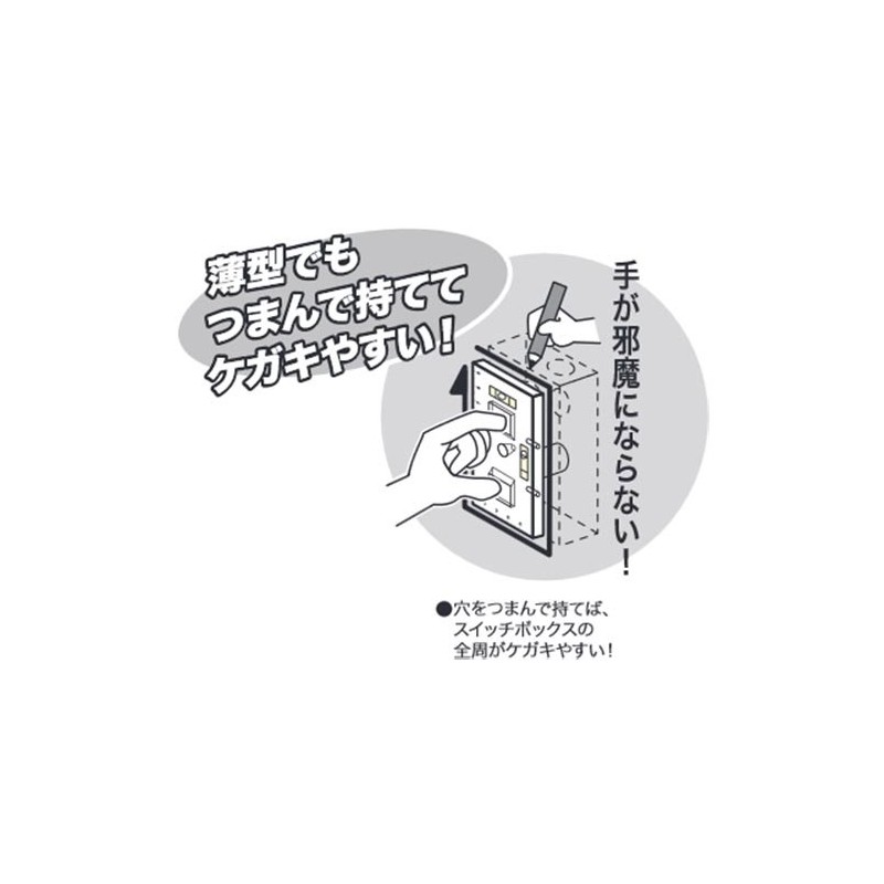 Jefcom ML-2MSH Densan Switch Box Injury Level (With Handle Hole)
