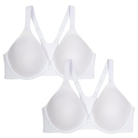 LEADING LADY, The Brigitte Racerback, Front-Closure Underwire T-Shirt Bra for Women, Lightly Padded Cups, Adjustable Straps
