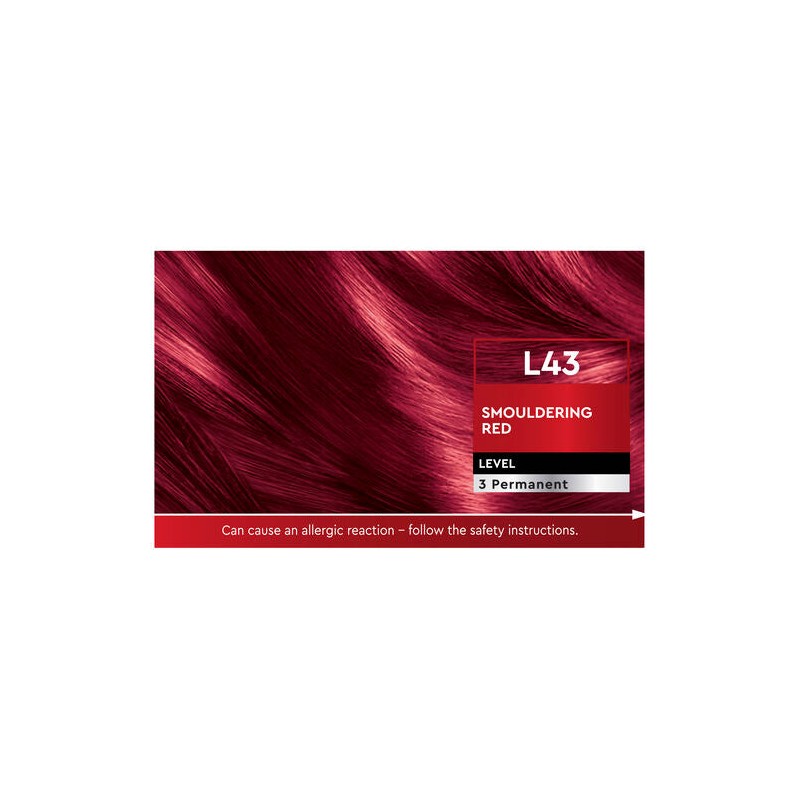 Schwarzkopf Brilliance Luminance L43 Smouldering Red
