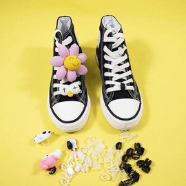 DIY Fixed Shoe/Slipper Decoration Materials 500pcs Fixed Type Black 500pcs