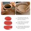 COHEALI 3pcs Pottery Carving Scrapers Clay Sculpture Hand Tools for