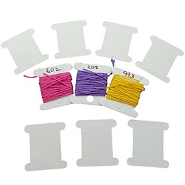 Embroidery Thread Bobbins Cardboard Cross Stitch Bobbins (100)