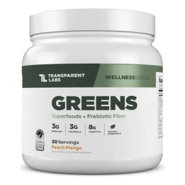 Transparent Labs Prebiotic Greens Superfood Antioxidantes 30                                                                                          