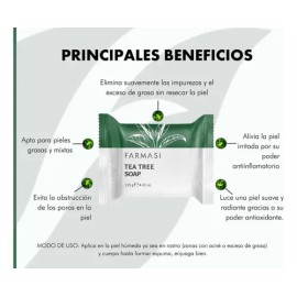 Tonico Facial Te Tree + Jabón Té Tree Piel Grasa Farmasi
