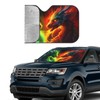 Dragon Car Sun Shade Windshield Sunshade Foldable Front Window Shield