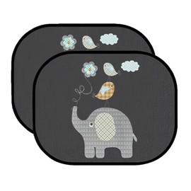 Sun Protection Car Baby, Pack of 2 UV Protection Sun Visor Car Children, 47 x 30 cm, Sun Protection Car, Car Blackout Window for Children, Pets, Adults