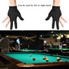 JKJF 4 Pcs 3 Fingers Billiards Gloves Pool Cue Gloves