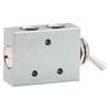 Baomain Pneumatic Toggle Knob Switch Valve HL-2501-V PT1/8 inch 5