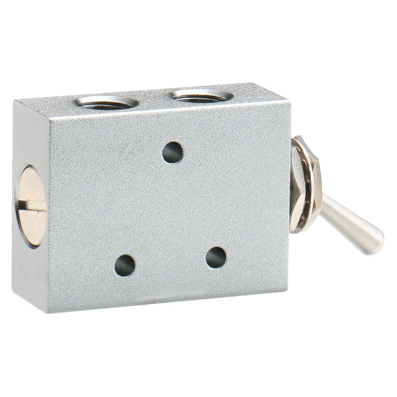 Baomain Pneumatic Toggle Knob Switch Valve HL-2501-V PT1/8 inch 5