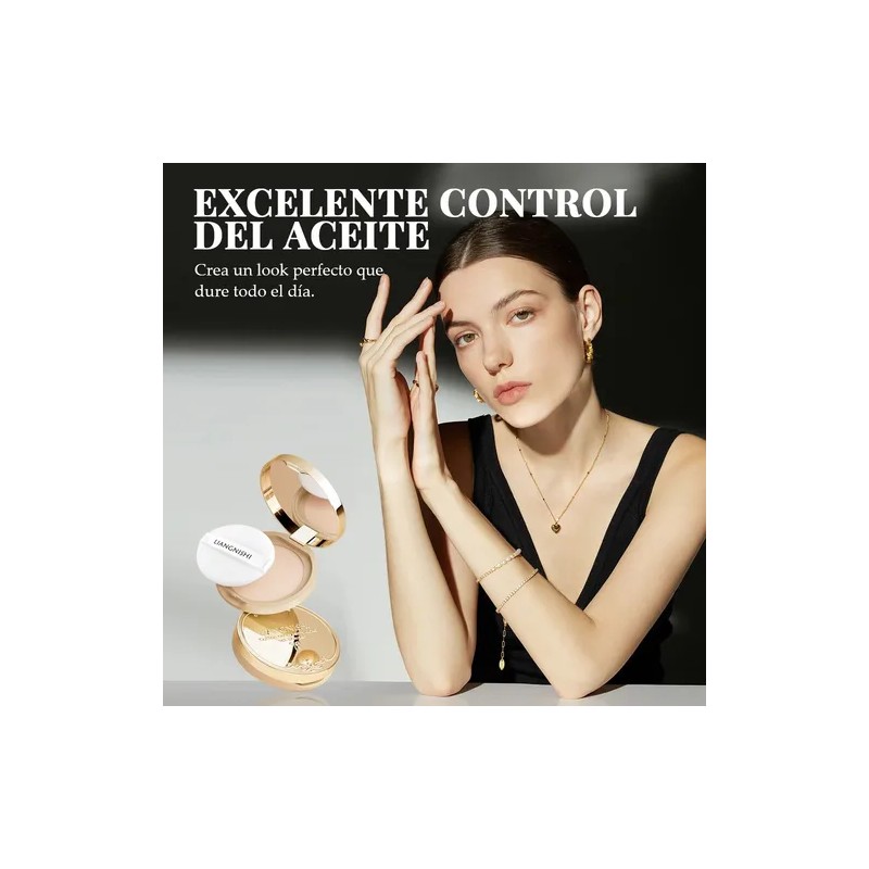 Base Maquillaje Polvo Compacto Fijador Matte 1pcs