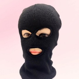 Winter Warm Knit Balaclava Face Mask Neck Warmer 2ea