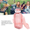 Flat Water Bottle, Travel Water Bottle Clear Appearance for Camping