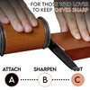 Knife Sharpener Kit- Rolling Knife Sharpening For Kitchen With Diamond