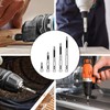 6PCS High-Magnetic Screwdriver Drill Bit Set,Magnetic Drill Bits Electric Drill