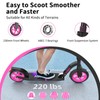 BELEEV Big Wheel Scooter for Kids Ages 6+ with Light-Up
