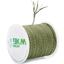 9KM DWLIFE Kevlar Cord 80~400lb Braided Fishing Assist Line Kite Flying String High Strength Abrasion UV Resistance Tensile Heat Resistant for Model Rocket Paracord Cord Ultralight Tactical Survival Rope Outdoor Yellow&black 100~1000ft (200Lbs 1000Ft)