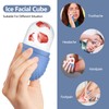 2pcs Ice Roller for Face and Eye, Silicone Ice Facial