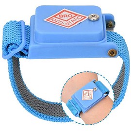 Anti Static Wrist Straps, Cordless Anti-Static Wrist Strap Discharge Band, ESD Discharge Cable Band Wrist Strap-Blue
