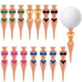 30Pcs Golf Tees, Funny Golf Tee Gifts Plastic Ladies Golf Tees for Golf Lovers Men Golf Practice Novelty Tees Stocking Stuffers for Him