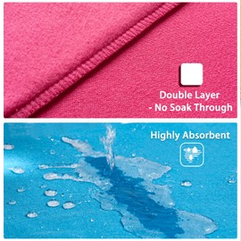 3 Pk Adult Bibs for Women, Soft Absorbent Large Bandana Drool Bib Set for Men Women, Teens & Adults, Special need bibs for Teens, Washable adult drool bibs