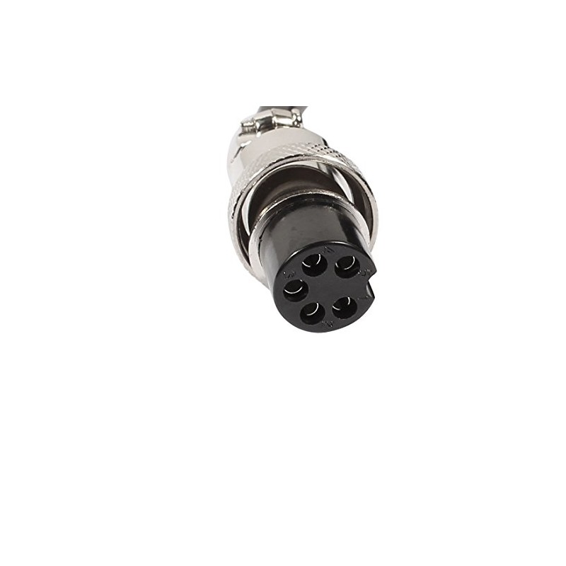 uxcell GX16 5 Pin Male/Female Head Aviation Socket Connector Electrical