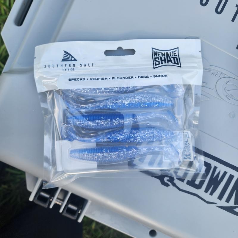 Menace Shad - Southern Salt Bait Co. - Soft plastic