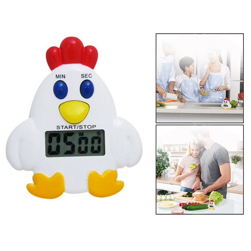 OFKPO Electronic Digital Kitchen Cooking Timer Chicken Shape Sleeping Cooking