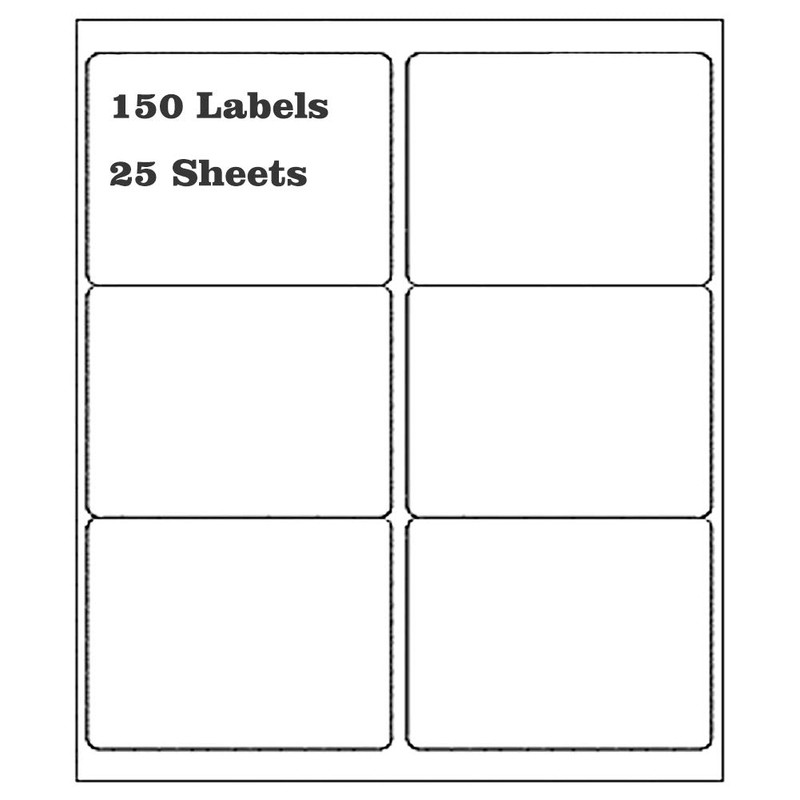 9527 Product 6-UP Shipping Labels, 3-1/3 x 4 Address Labels