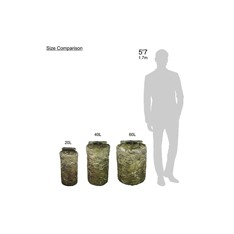 Lomo 20L Camouflage Dry Bag - Roll Down