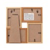 Nakabayashi F-TMS-111-4-BR Two-Tone Resin Photo Frame, 4 Sides, Brown