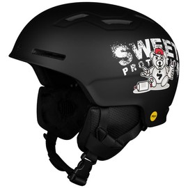 Sweet Protection Unisex Youth Winder MIPS Helmet JR, Black Teddy, XS