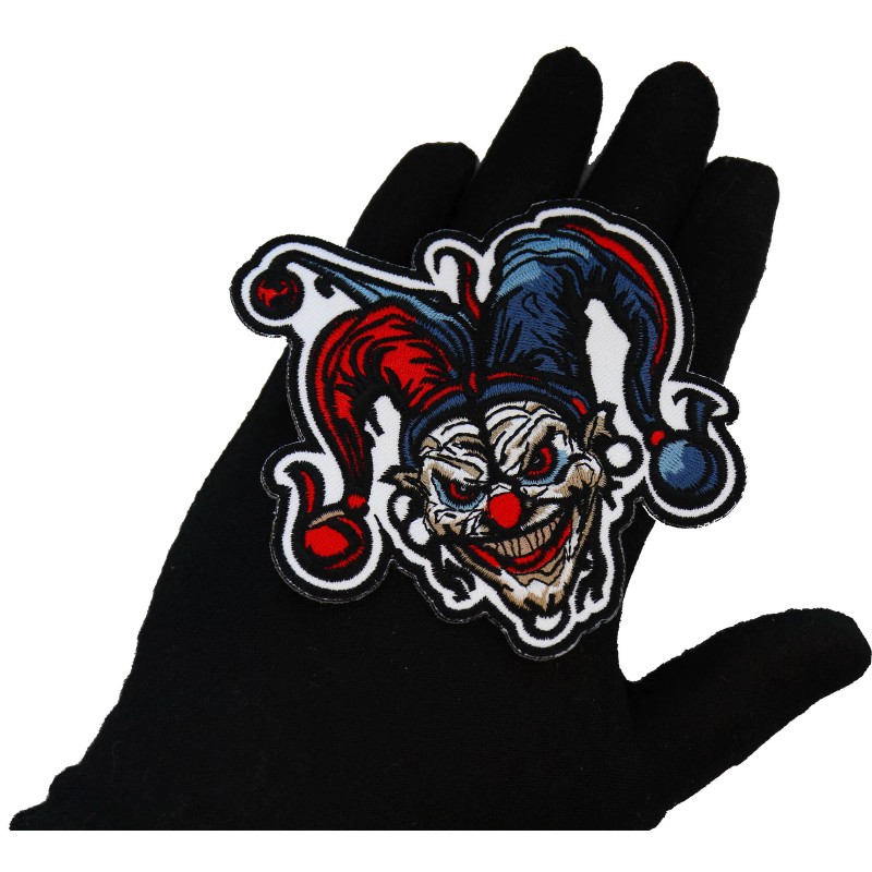 Ivamis Scary Jester Clown Patch - 4x4 inch - P7575