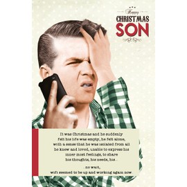 Son Christmas Card, Funny Christmas Cards Son, Xmas Card for Son, Son Christmas Card for Him Funny, Christmas Card Son, Son Christmas Cards