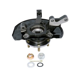 UCUT 698-411 Front Left Driver Side Steering Knuckle Axle Housing Direct Replacement Wheel Hub Compatible with 2007-2012 Caliber and 2007-2017 Compass/Patriot