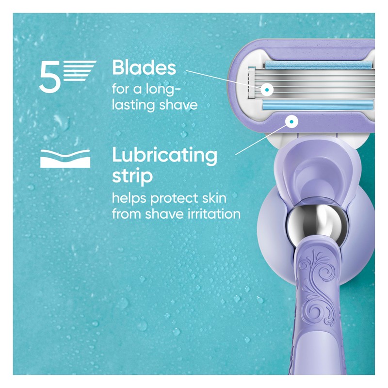 Gillette Venus Extra Smooth Swirl Women's Razor Blade Refills -