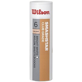 Wilson Unisex Shuttlecocks Smashstar Shuttle (Tube Of 6), Blue, Pack Of 6 EU