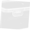 FUNOMOCYA 2pcs Medium Plastic Storage Box Set Office Classroom Container