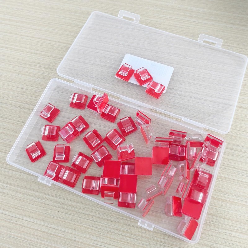 50 PCS Adhesive Hooks for Outdoor String Lights Christmas Light