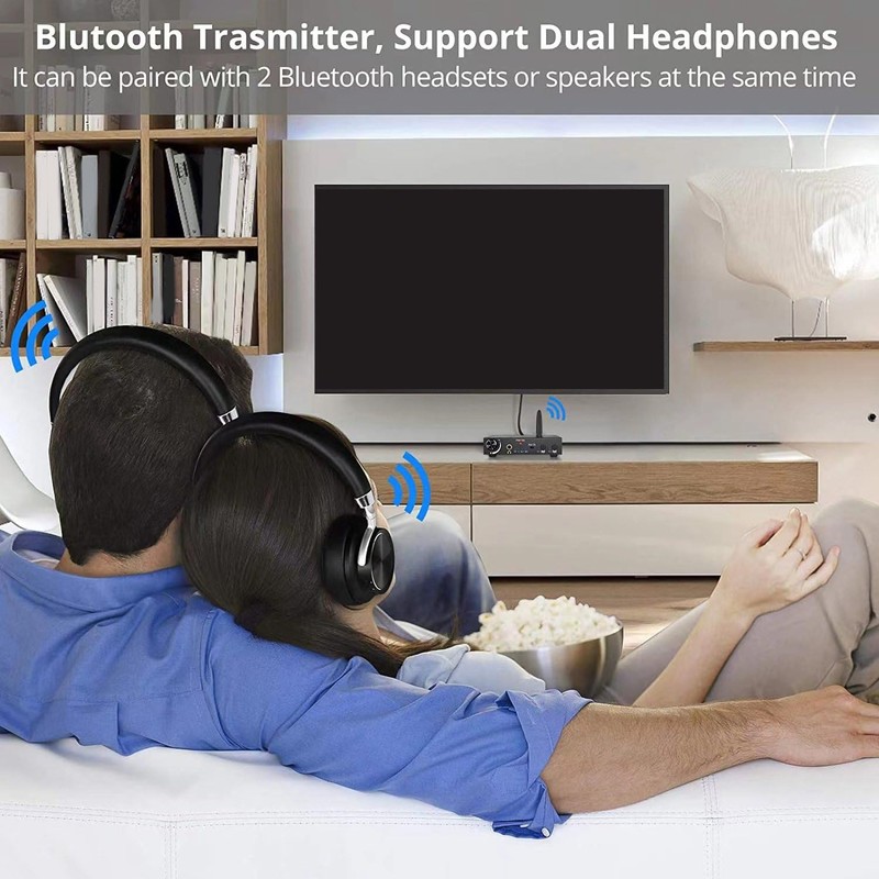 Aswalling 192KHz Bluetooth Converter Wireless Audio Transmitter Receiver Digital Optical