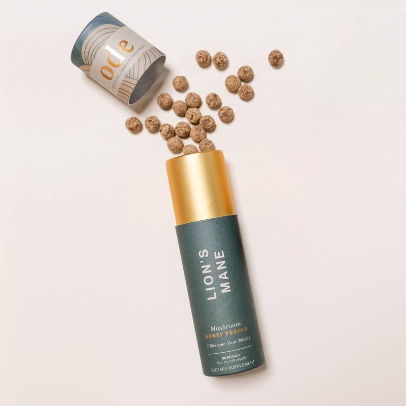 Ode Health Lions Mane Honey Pearls, 90 Pearls